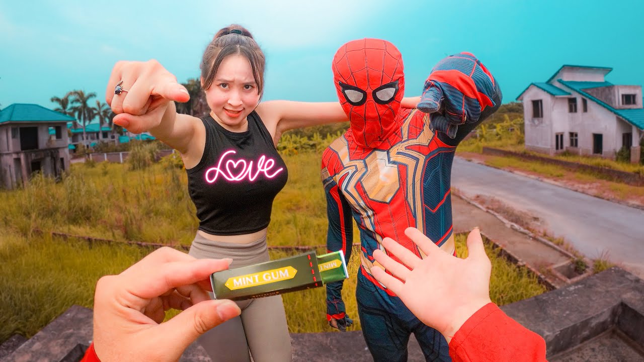 PRANK ON ANGRY GIRL & ESCAPING SPIDER-MAN | MONEY HEIST PARKOUR (Funny POV Chase)