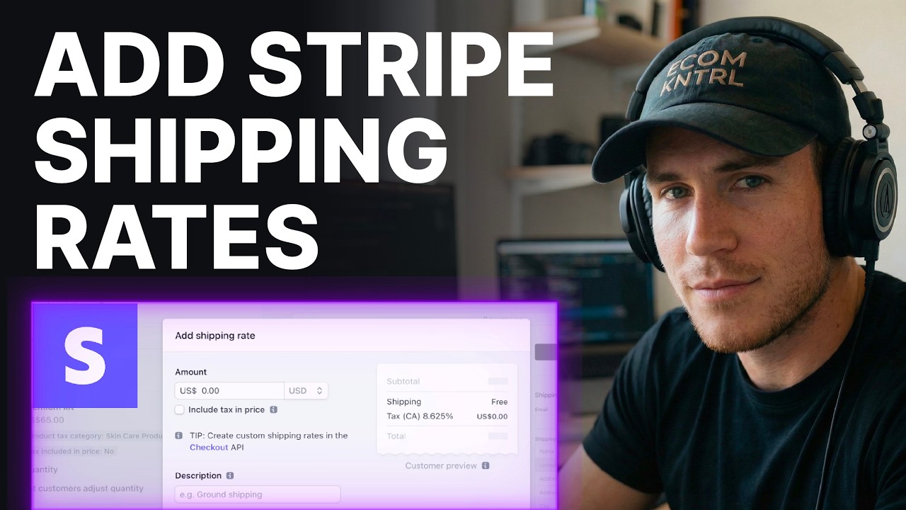 How to Add Shipping Rates in Stripe (2026) | Step-by-Step
