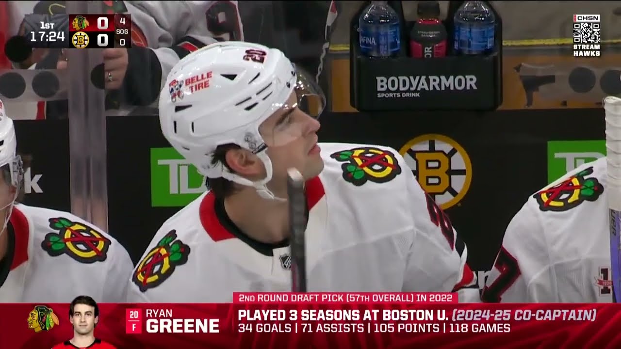 NHL  Oct.09/2025  Chicago Blackhawks - Boston Bruins