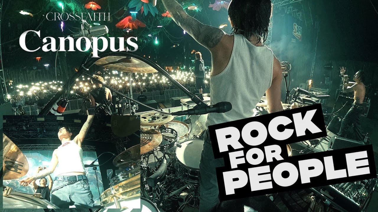 Crossfaith - Afterglow & Canopus - Live Drum Cam from ROCK FOR PEOPLE 2025