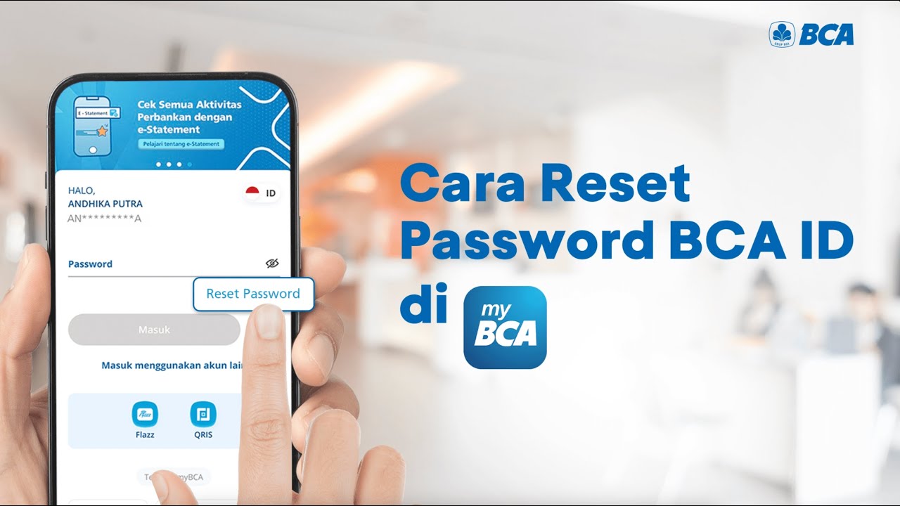 Tips Cara Reset Password BCA ID di myBCA