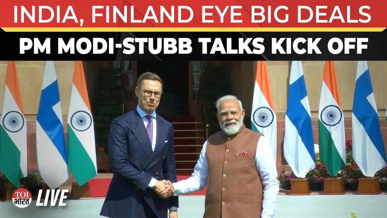 LIVE: PM Modi Hosts Finland President Alexander Stubb At Hyderabad House For Strategic Talks