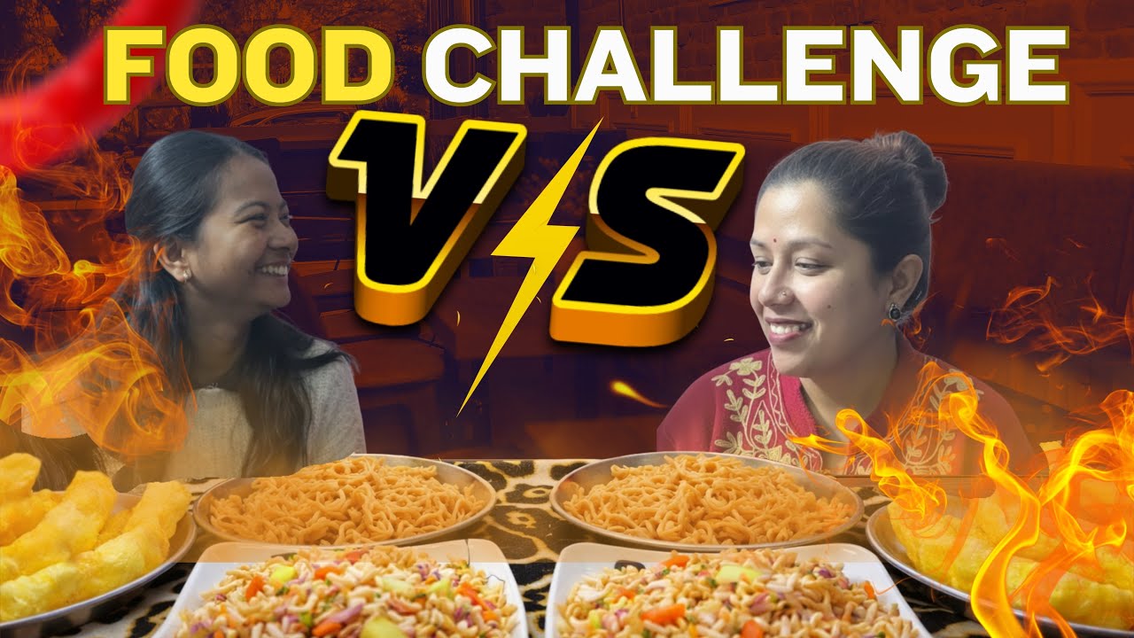 WHO WILL WIN? 🔥 Left vs Right Food Challenge | RS. 500 Win Prize | Kristi Foodie.