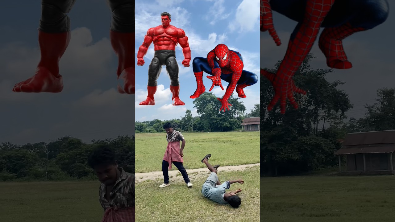 Hulk 🛑 Vs Spider Man ❤️ Emoji Acting Vidoe