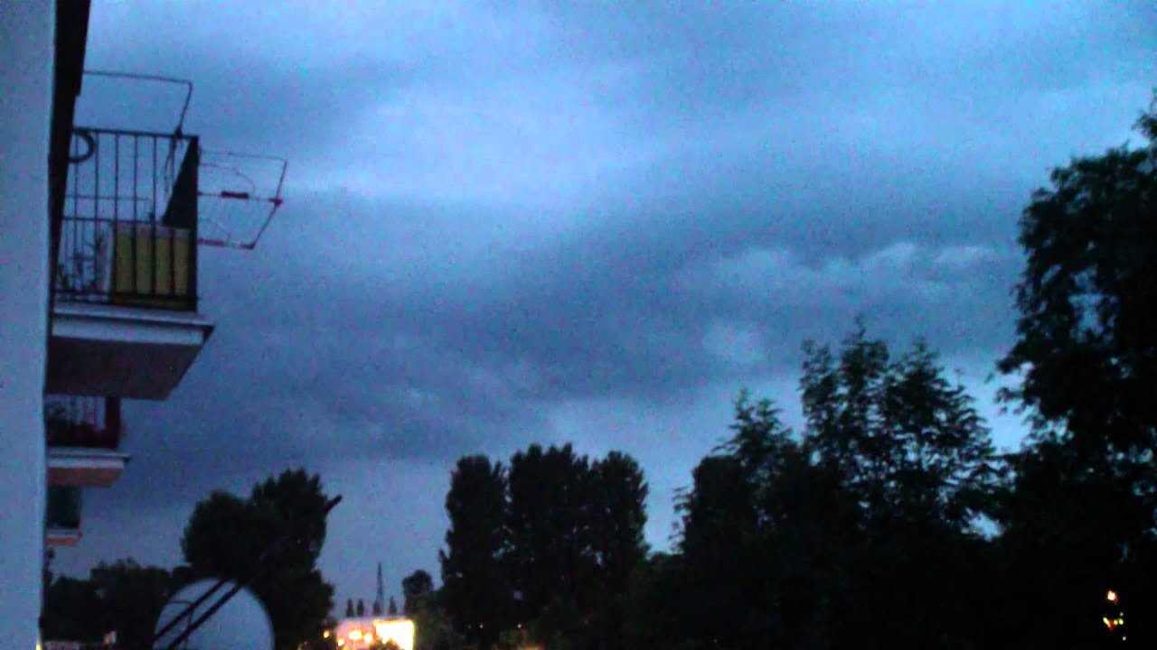 Burza nad Łowiczem 20.06.2012.Full HD.