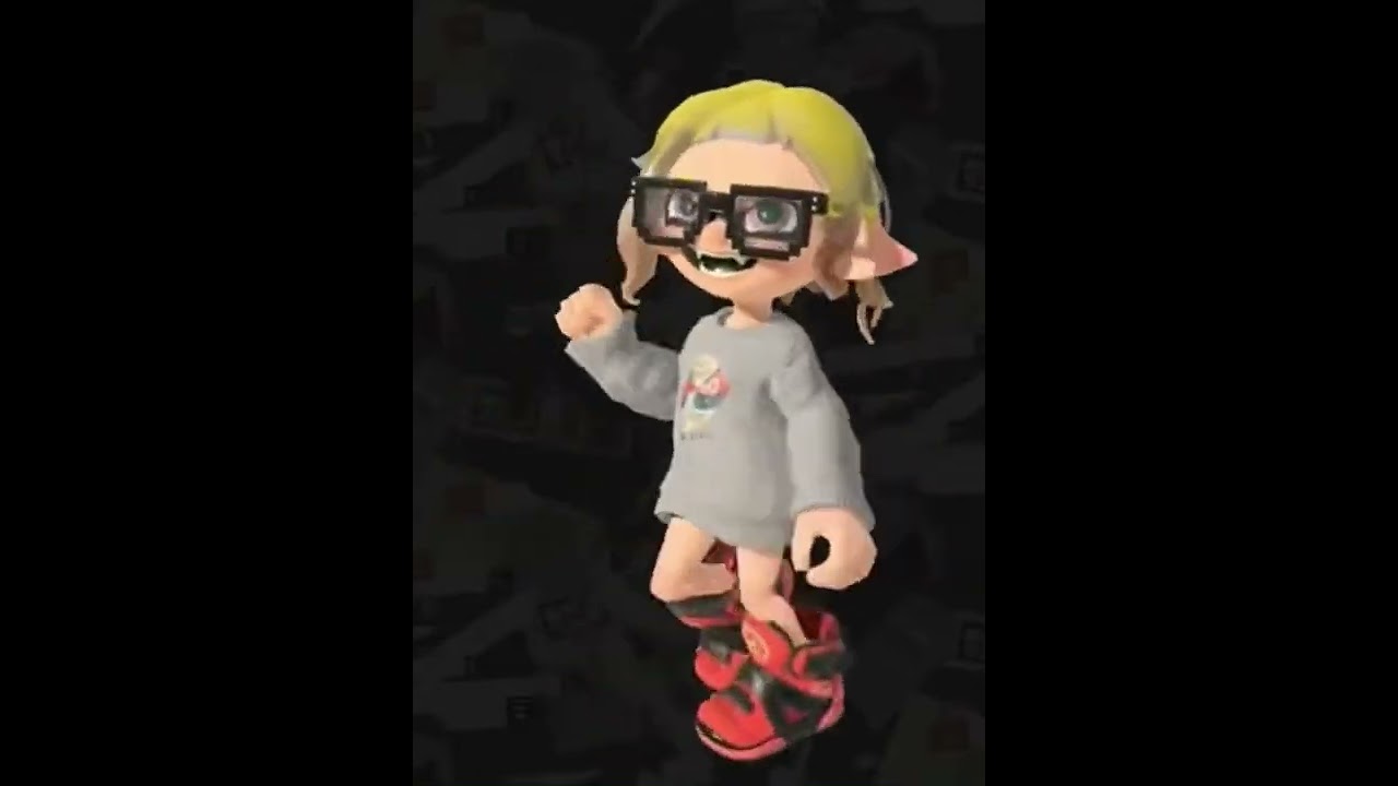 Splatoon 3 inkling shuffle dance! Whose hype for sploon 3! (No sound)