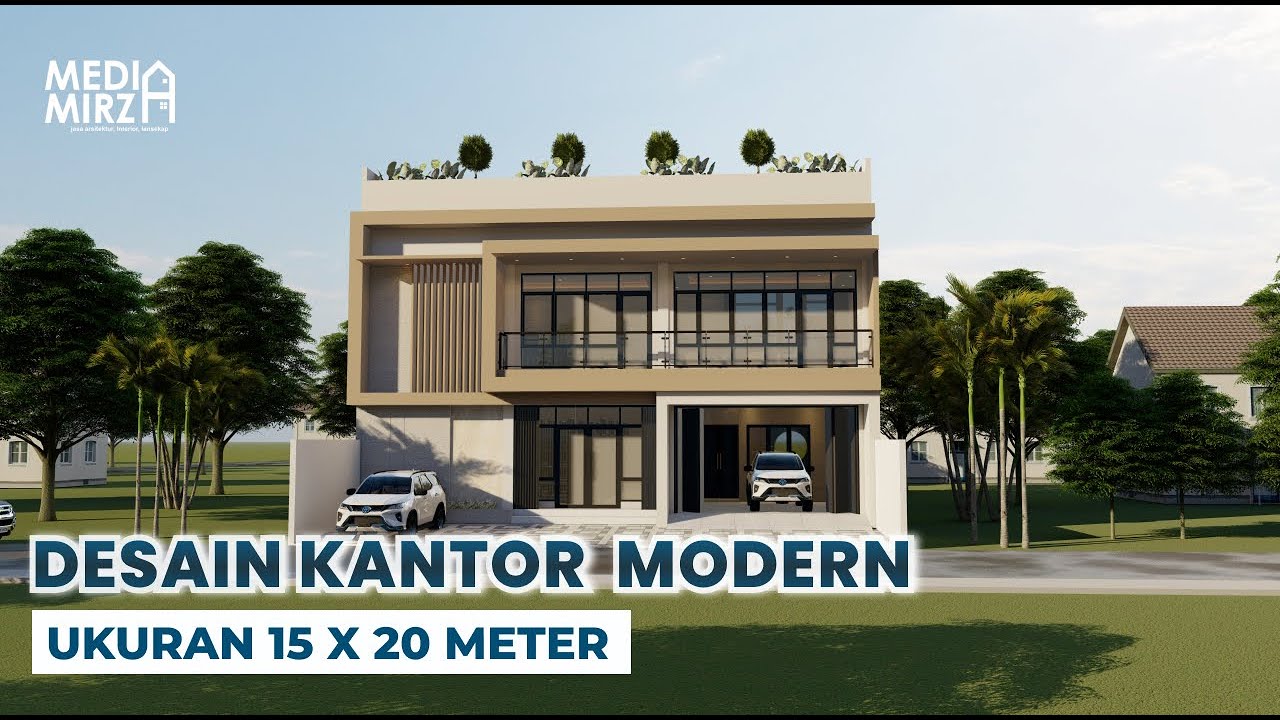 DESAIN KANTOR UKURAN 15 X 20 METER