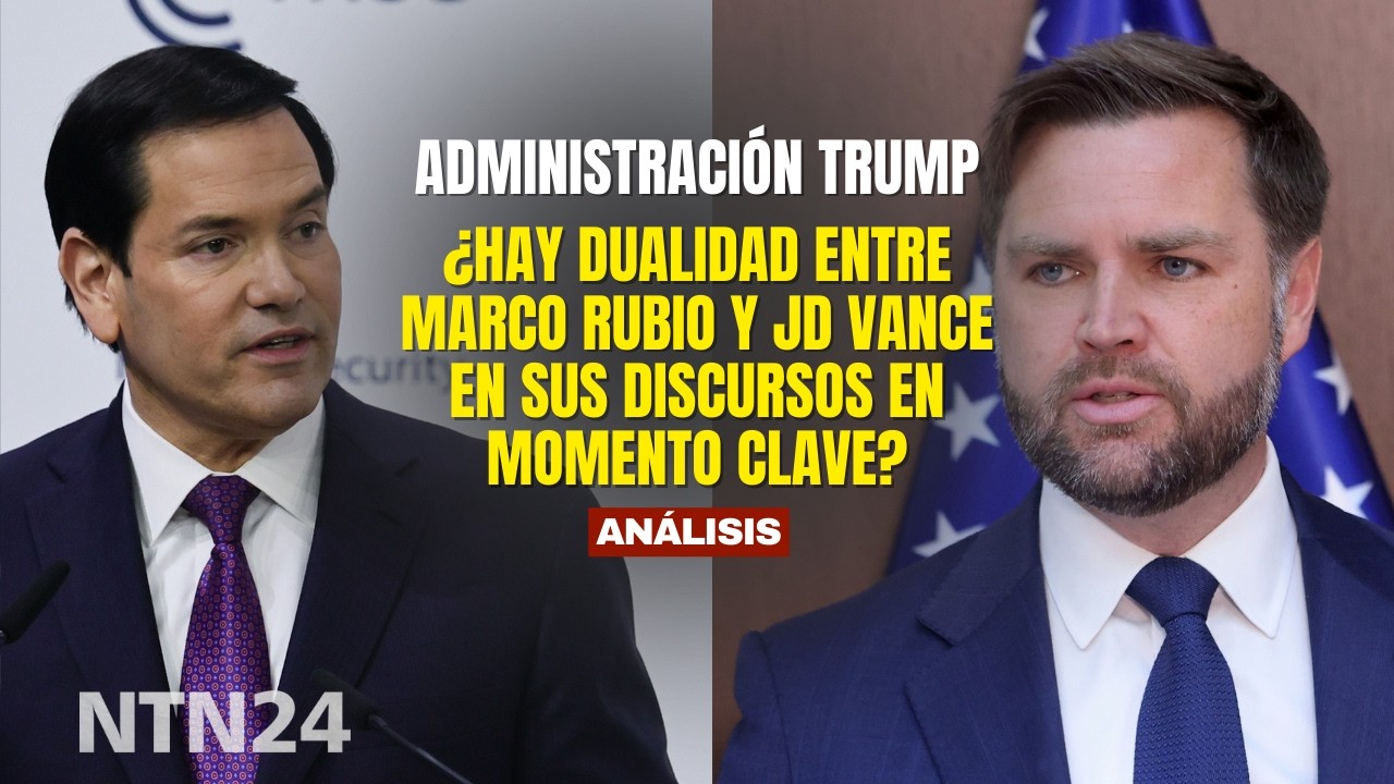 ¿Hay dualidad entre Marco Rubio y JD Vance en sus discursos en momento clave?