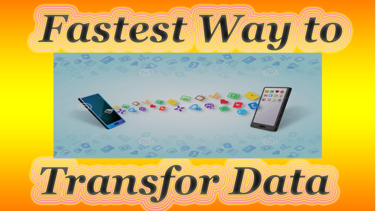 Fastest way to transfer data without any app or bluetooth URDU/HINDI