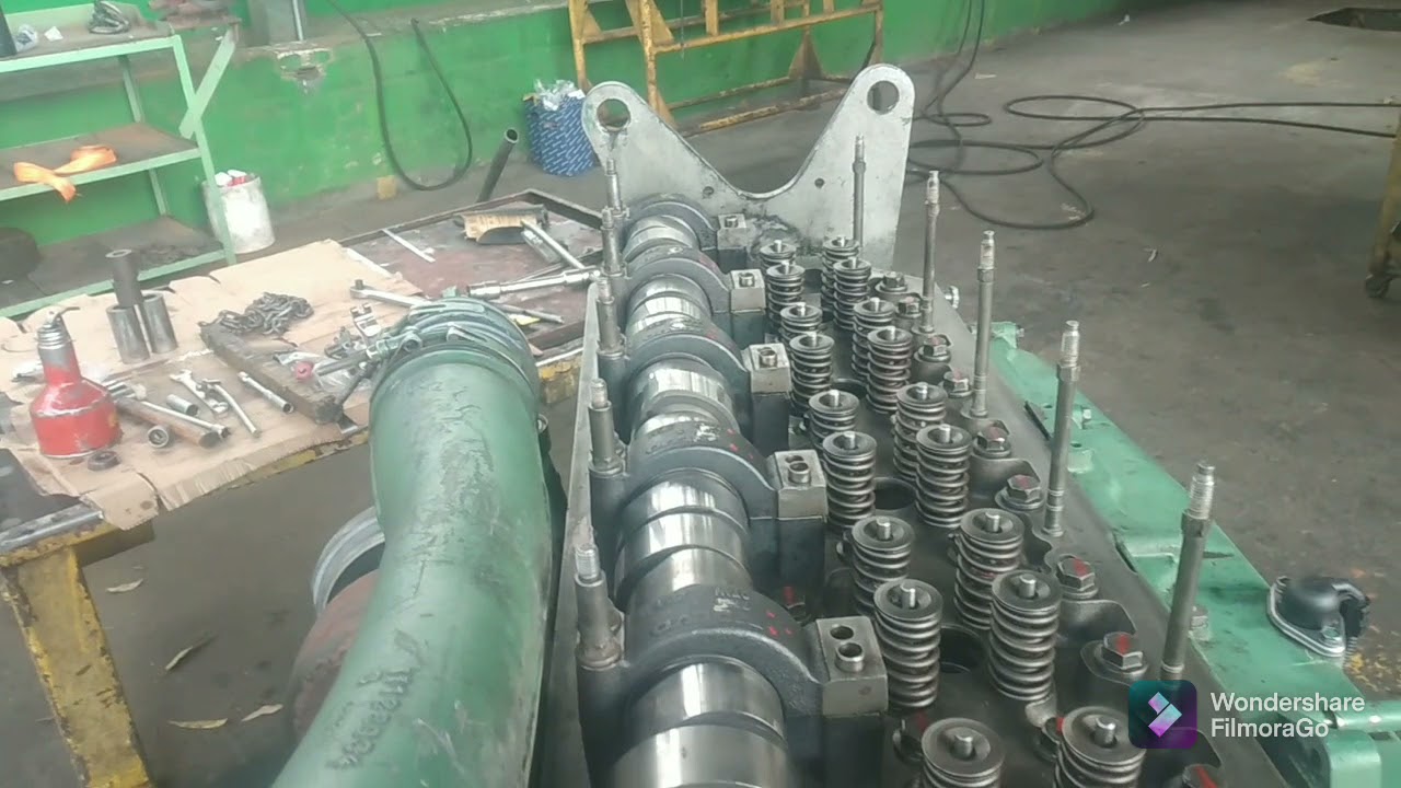 Montagem do motor VOLVO D12D (parte2)