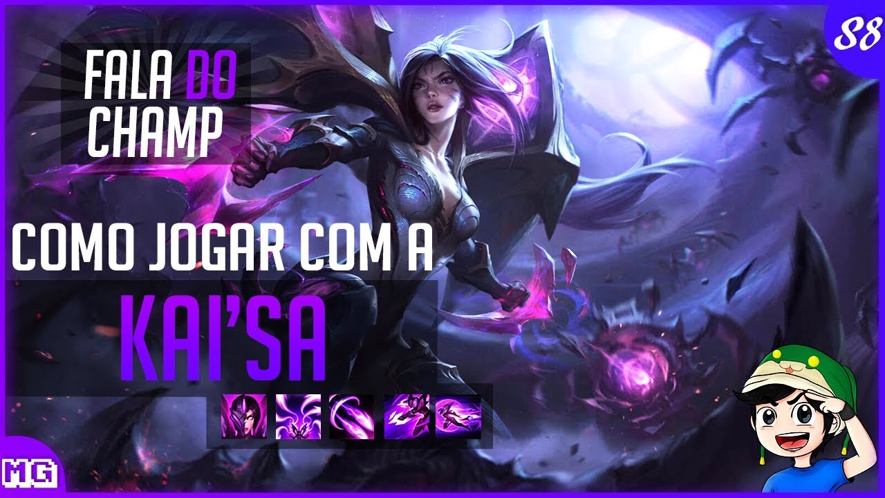🔴 Como jogar de KAI'SA em 15 minutos - Fala do Champ S8 - A mais nova Atiradora, RÁPIDA E PODEROSA!