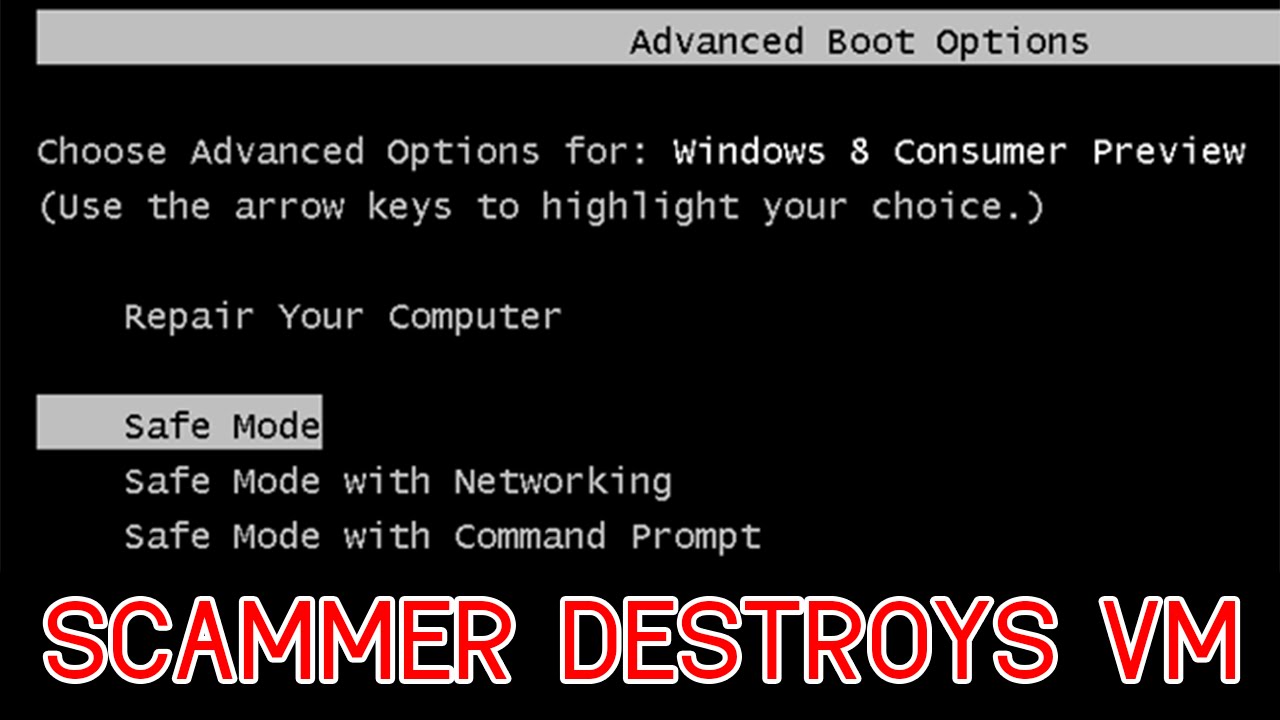 TECH SUPPORT SCAMMER DESTROYS MY VIRTUAL MACHINE