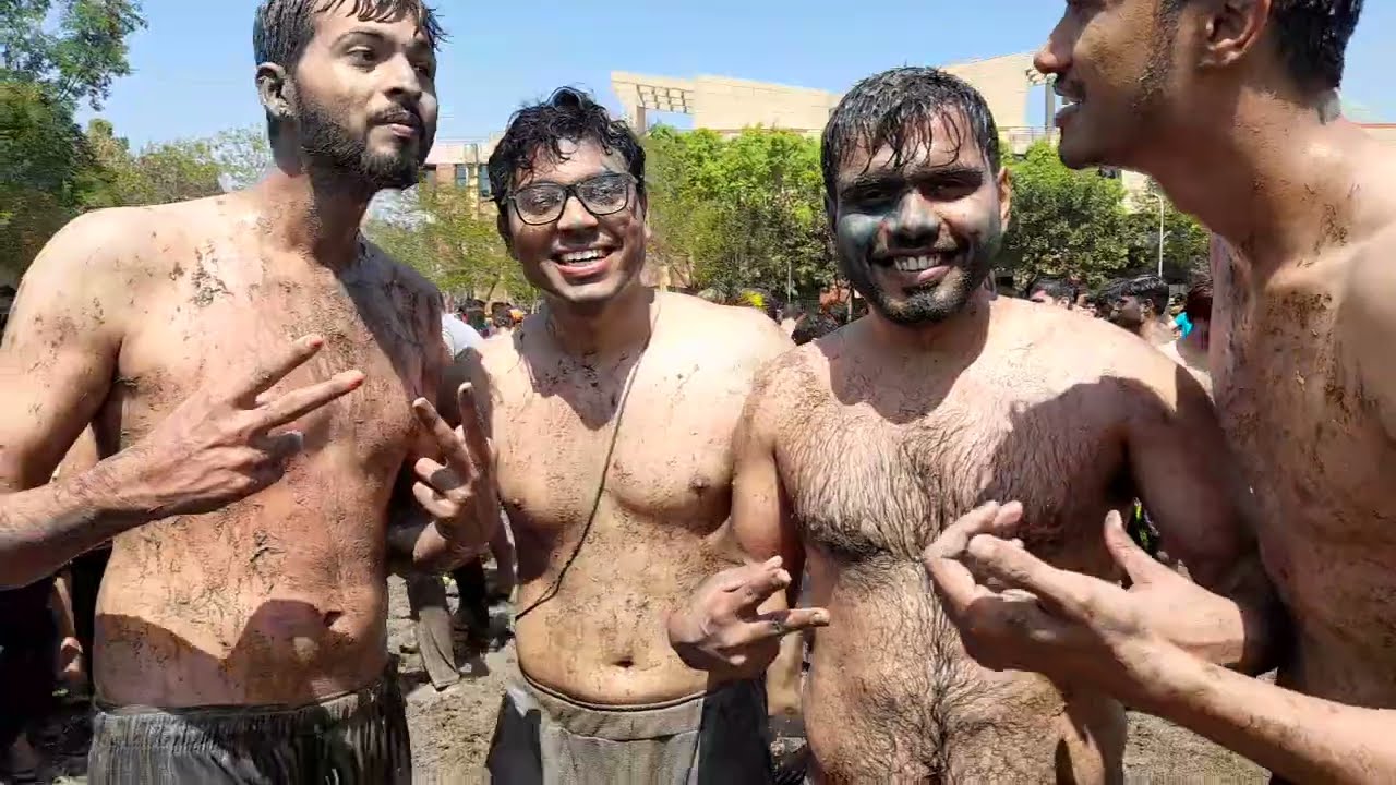 #holi 6 days advance in #iit kanpur part (2)#rangbarse