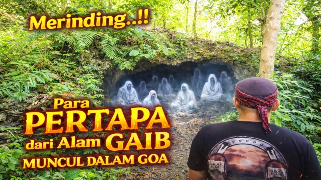 Pertanda apa.!! para pertapa dari alam gaib bermunculan dalam goa di pesisir selatan jawa tengah