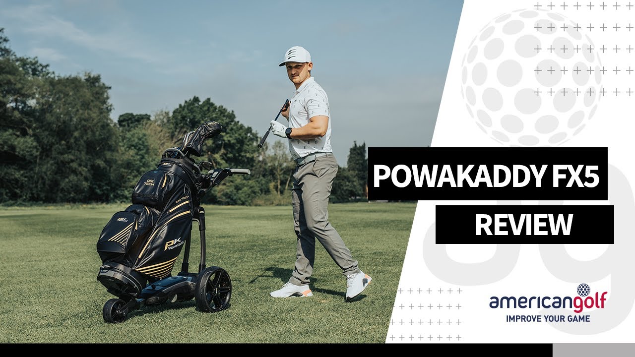 POWAKADDY FX5 TROLLEY WITH ALEX ELLIOTT | American Golf