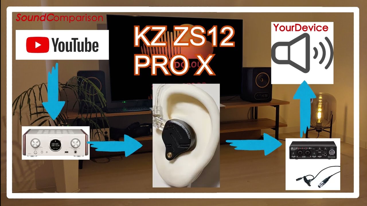 KZ ZS12 PRO X  vs Sound Source(emma wallace)[Chinese IEMs In-Ear headphones Sound Comparison]