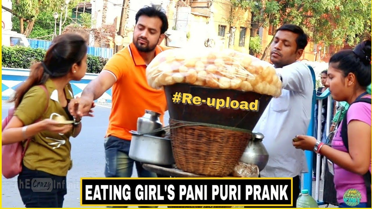 EATING GIRL'S PANI PURI PRANK -Epic Reactions | Pranks In India| By TCI