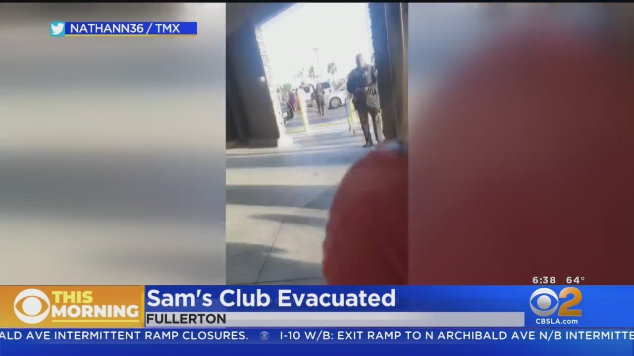 Sam's Club in Fullerton evacuated after report of man with a gun