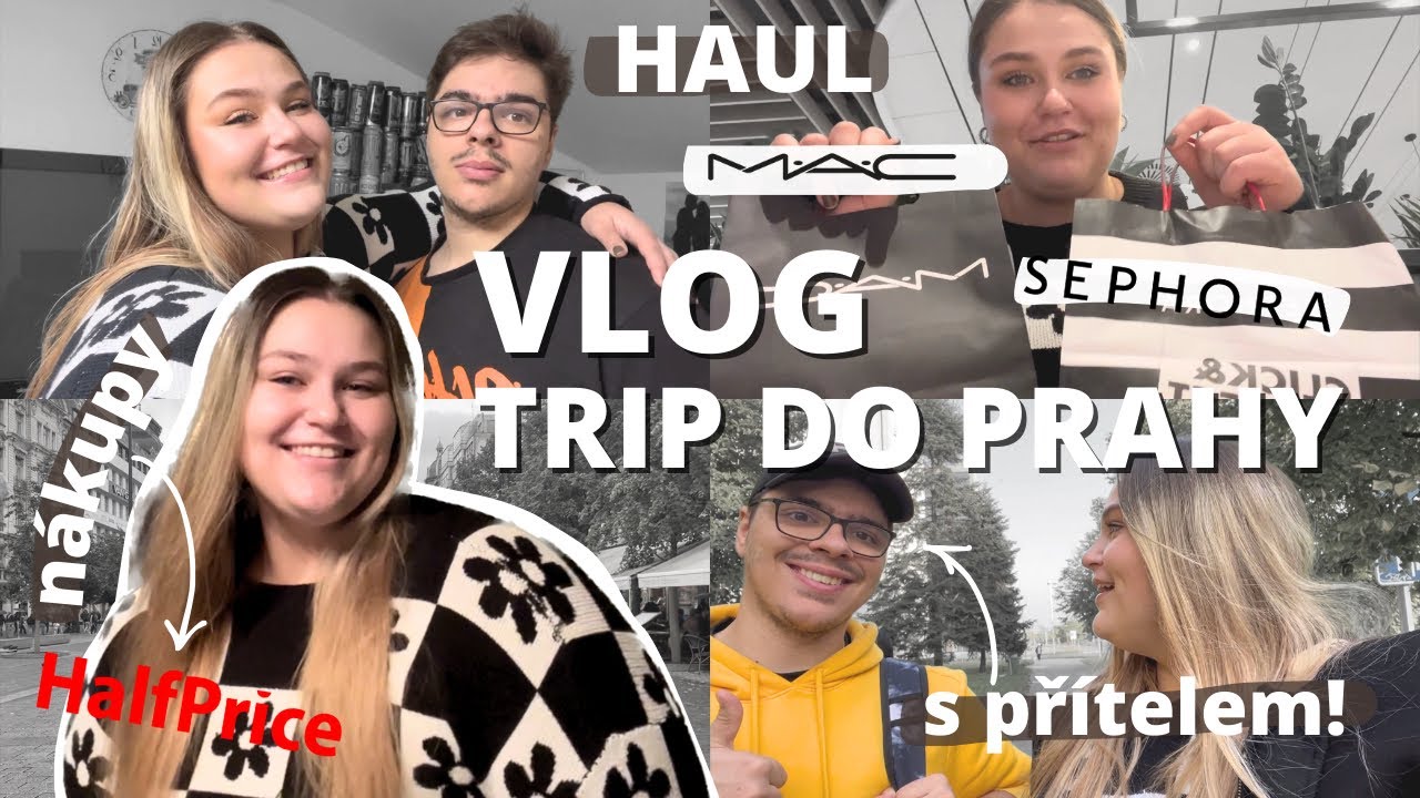 PRAHA TRIP| s Filipem! nakupování, jídlo, hauly, miluju Prahu | Helča Neradová
