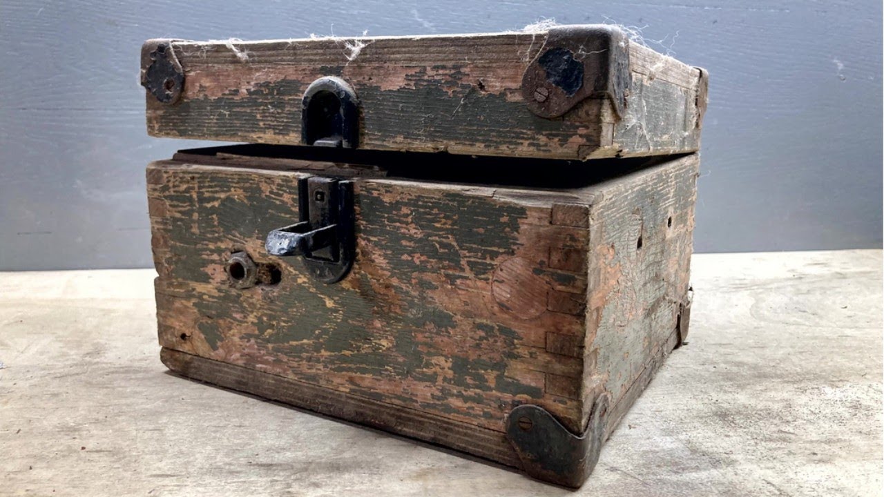 Old Rotten Wooden  Box Restoration