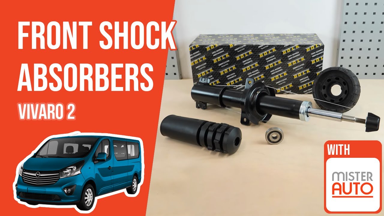 How to replace the front shock absorbers Vivaro mk2 ➿