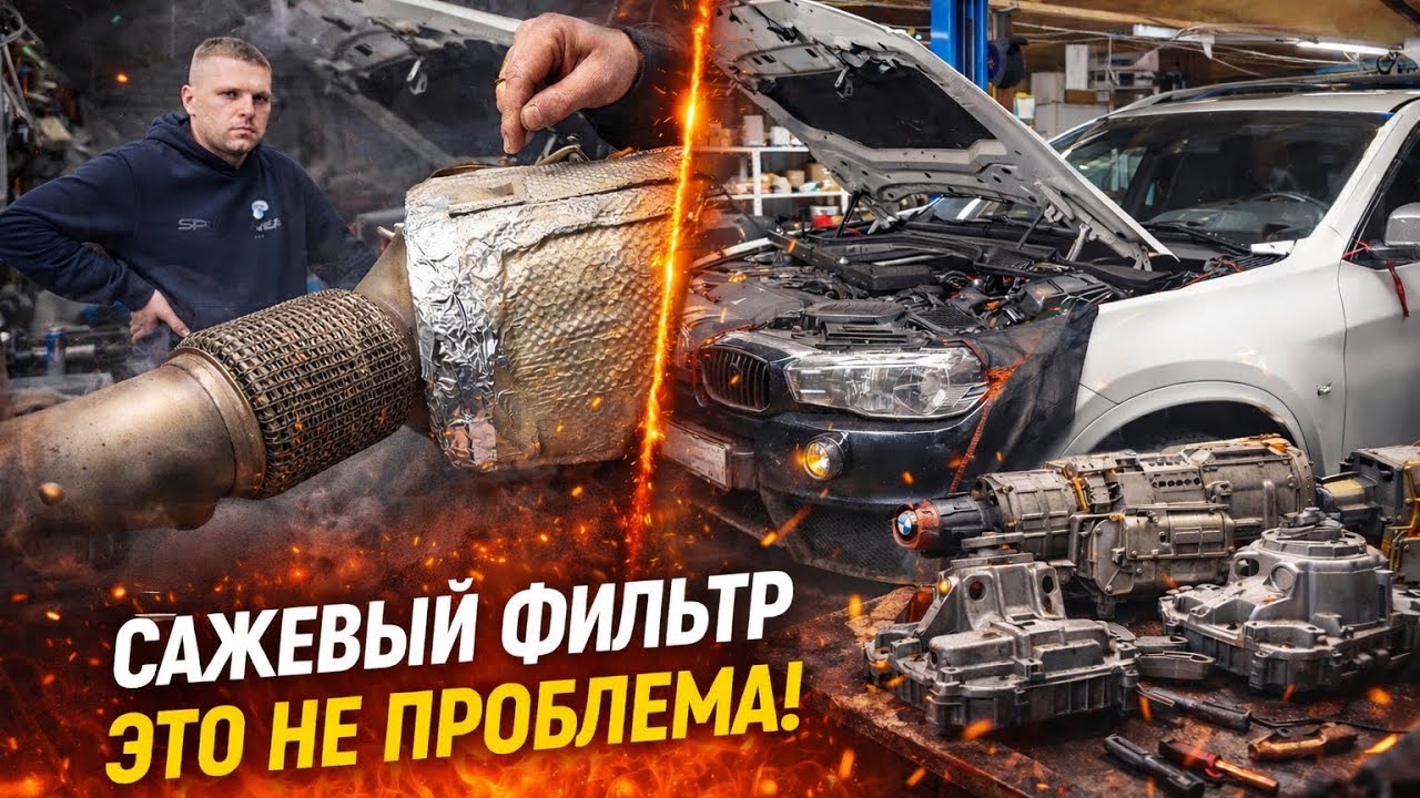 Ремонт BMW Сажевый Фильтр DPF Правильное Решение проблемы!