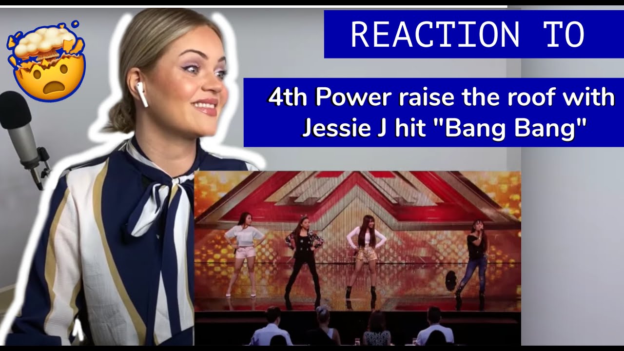Voice Teacher Reacts to 4th Power raise the roof with Bang Bang The X Factor UK 2015