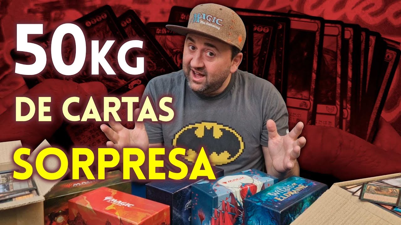 Compra m&aacute;s de 50 KILOS de CARTAS MAGIC en Jap&oacute;n... 😱 &iexcl;y no sabemos que hay dentro!