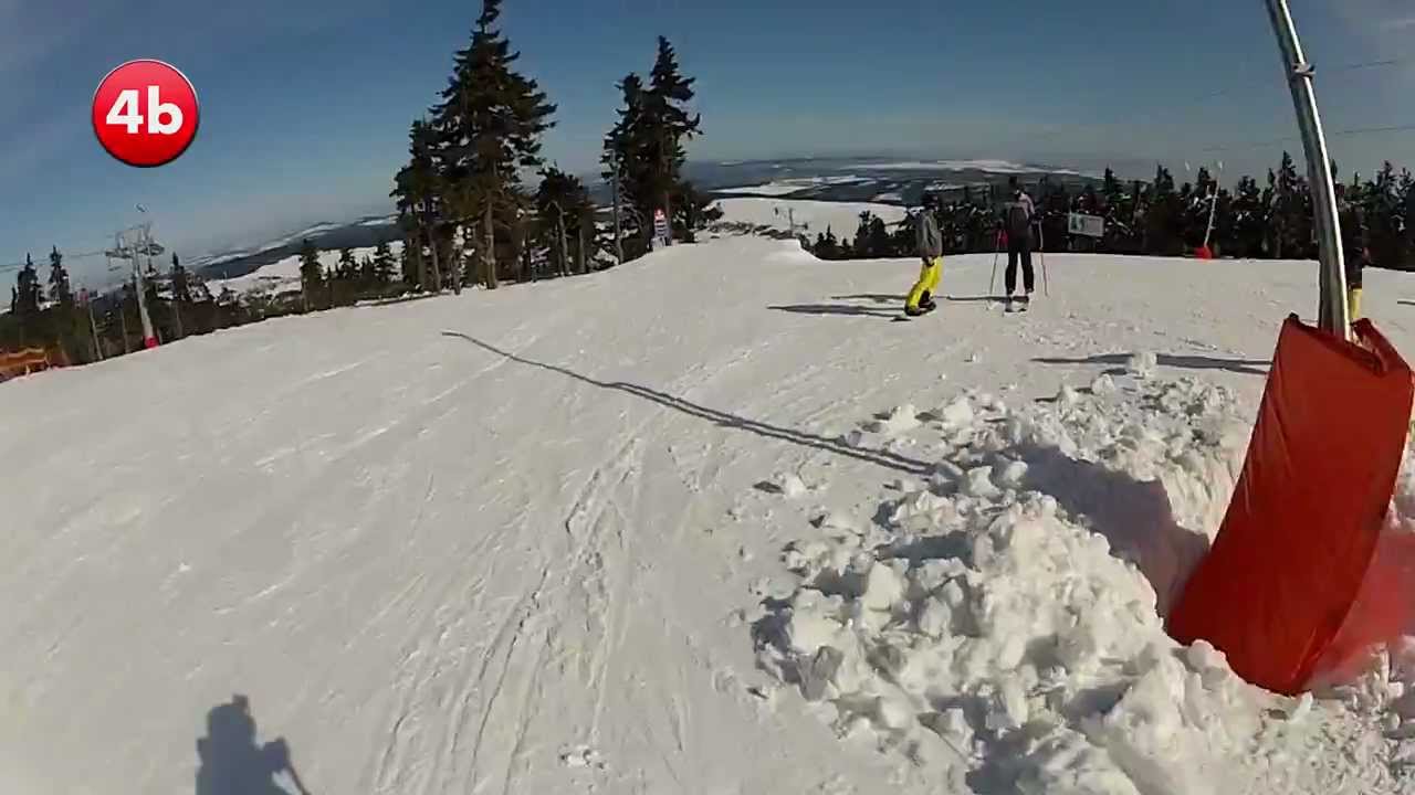 Skifahren auf dem Klínovec / Keilberg am 06.03.2013