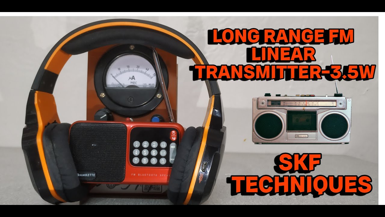 Long Range FM TRANSMITTER At 90 MHZ Frequency With Double Push-Pull RF Amplifier-10 Watts
