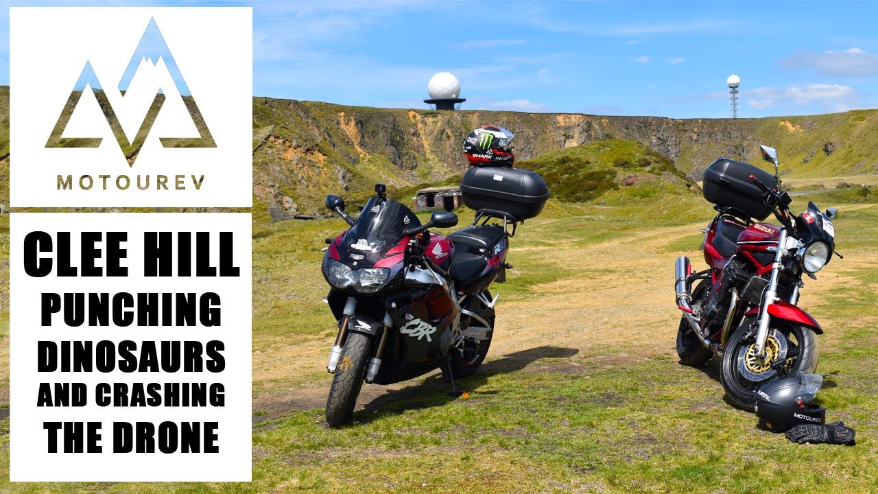 Clee Hill Motorcycle Trip | Punching Dinosaurs & Crashing The Drone