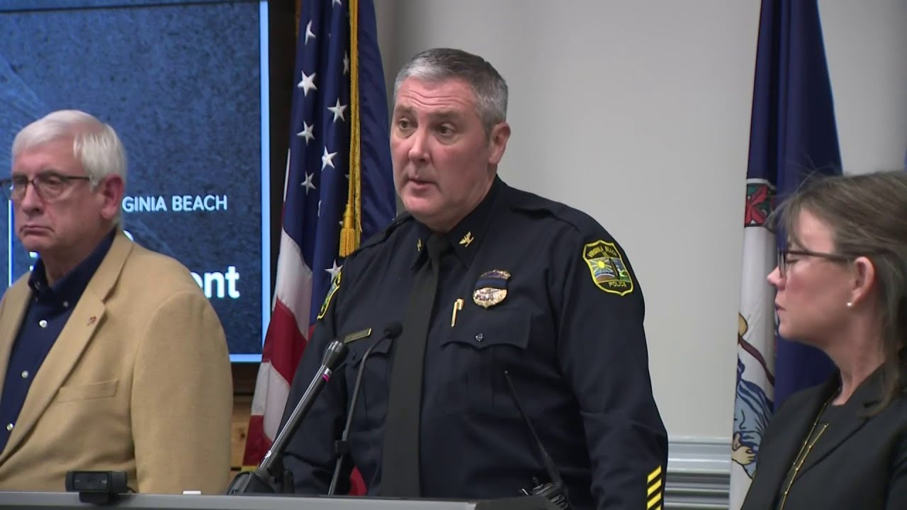 Two Virginia Beach Police officers killed following traffic stop - Press Conference