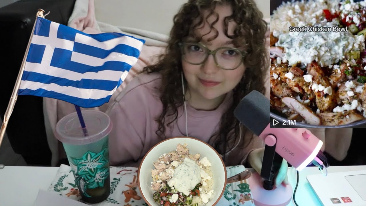 ASMR Mediterranean Mukbang with Marlee ♡︎￼🇬🇷