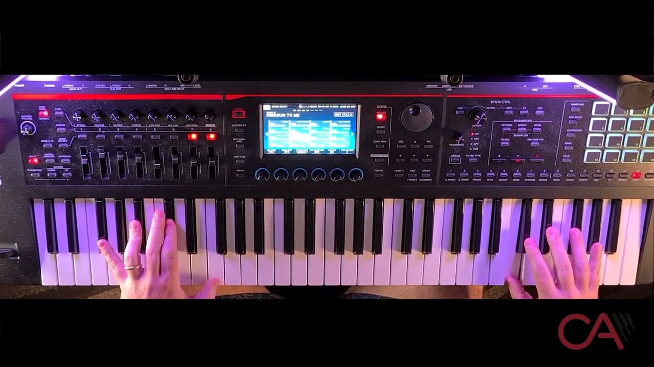 Roland Fantom 0 - Run To Me (Double You) - Keyboard Cover