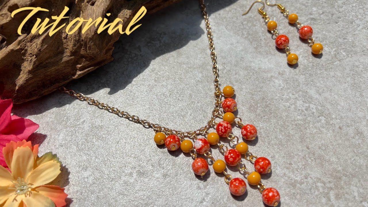 Cascading Beaded Necklace | Tutorial | Curated Bead Box