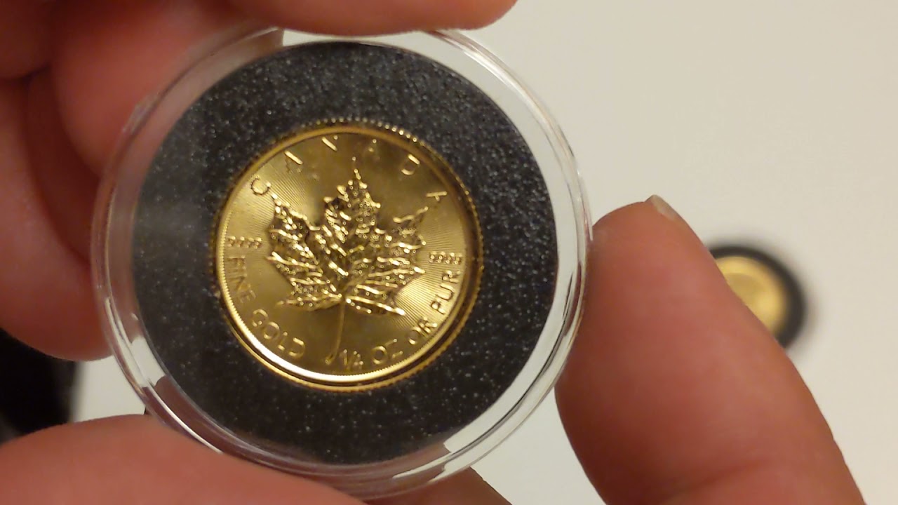 2021 gold Maple leaf quarter ounce coin vs. One ounce silver maple coin. Alternative investment.