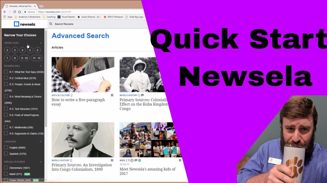 Getting Started with NEWSELA Pro - Quick Start Guide - Dec 2017