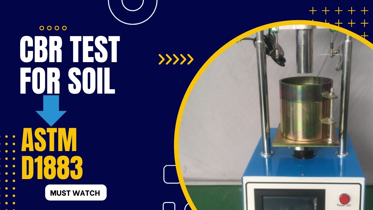 CBR test for soil according to ASTM D1883 standard | Pavement soil test | MHA Engineering