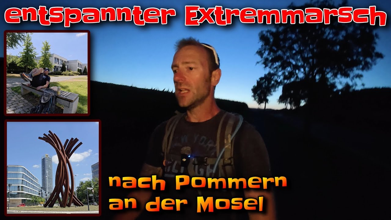 🌳Ein entspannter Extremmarsch🥾Zu Fuß von Köln nach Pommern/Mosel mit trauriger Neuigkeit😞
