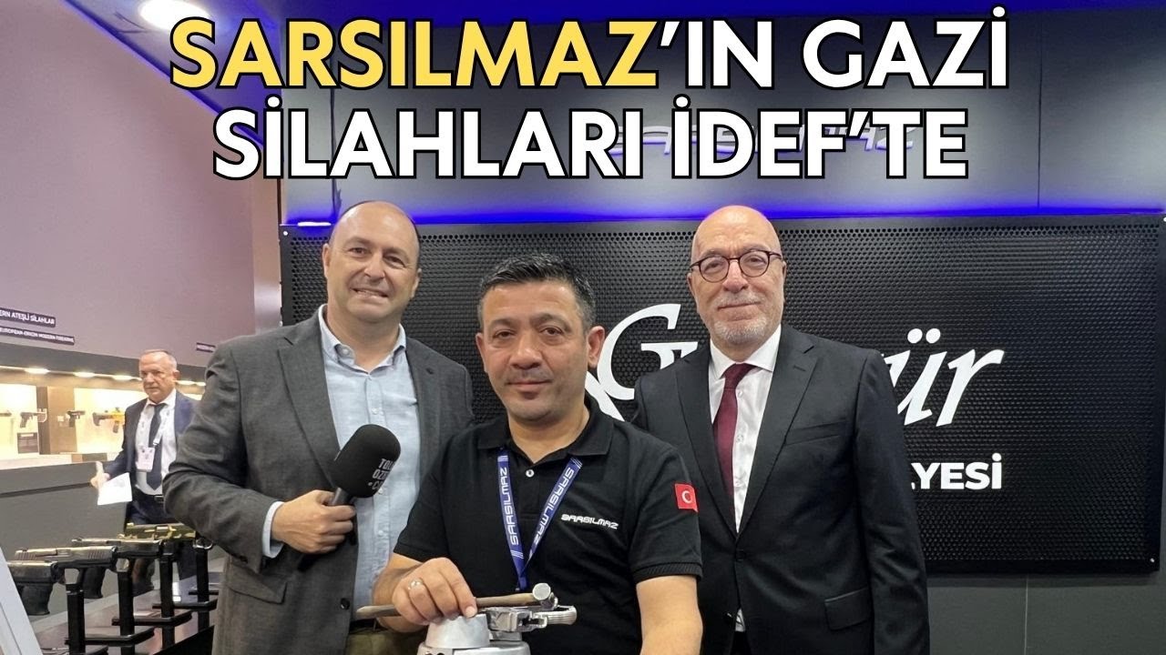 SARSILMAZ'ın gazi silahları İDEF 2025'te #sarsilmaz