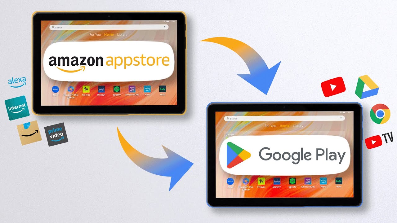 Google Play Store на вашем FIRE TABLET!