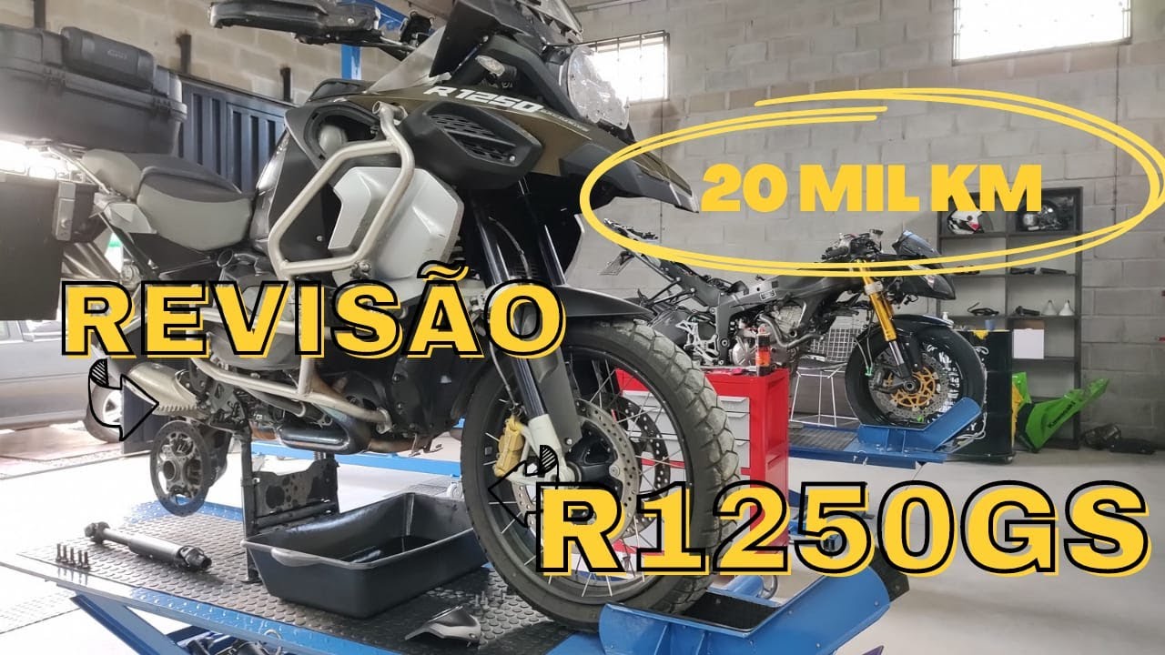 BMW R1250 GS Exclusive. Preventiva de 20 mil km. E mais: Cliente perdeu a chave! E agora?🤑.
