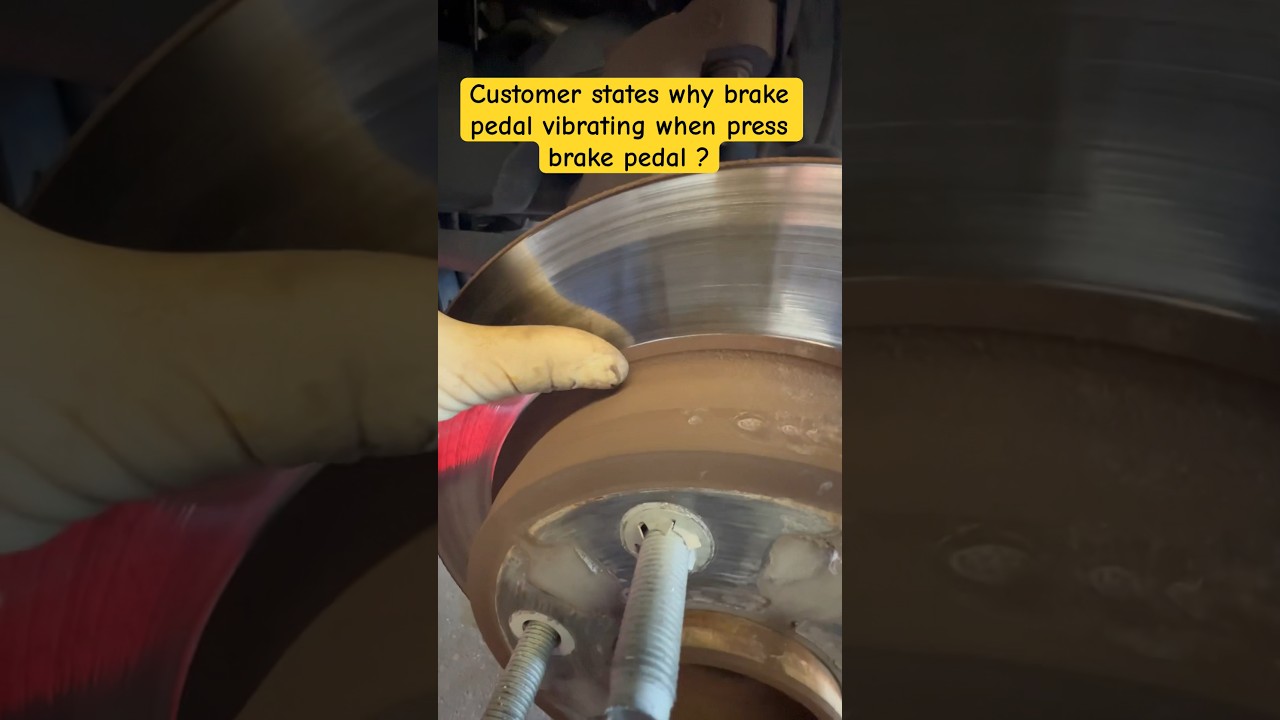 Customer states why brake pedal is vibrating ? #shorts #tips #brakes