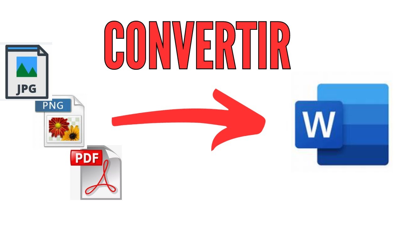 COMMENT CONVERTIR UN PDF/IMAGE EN WORD EN 1 Min