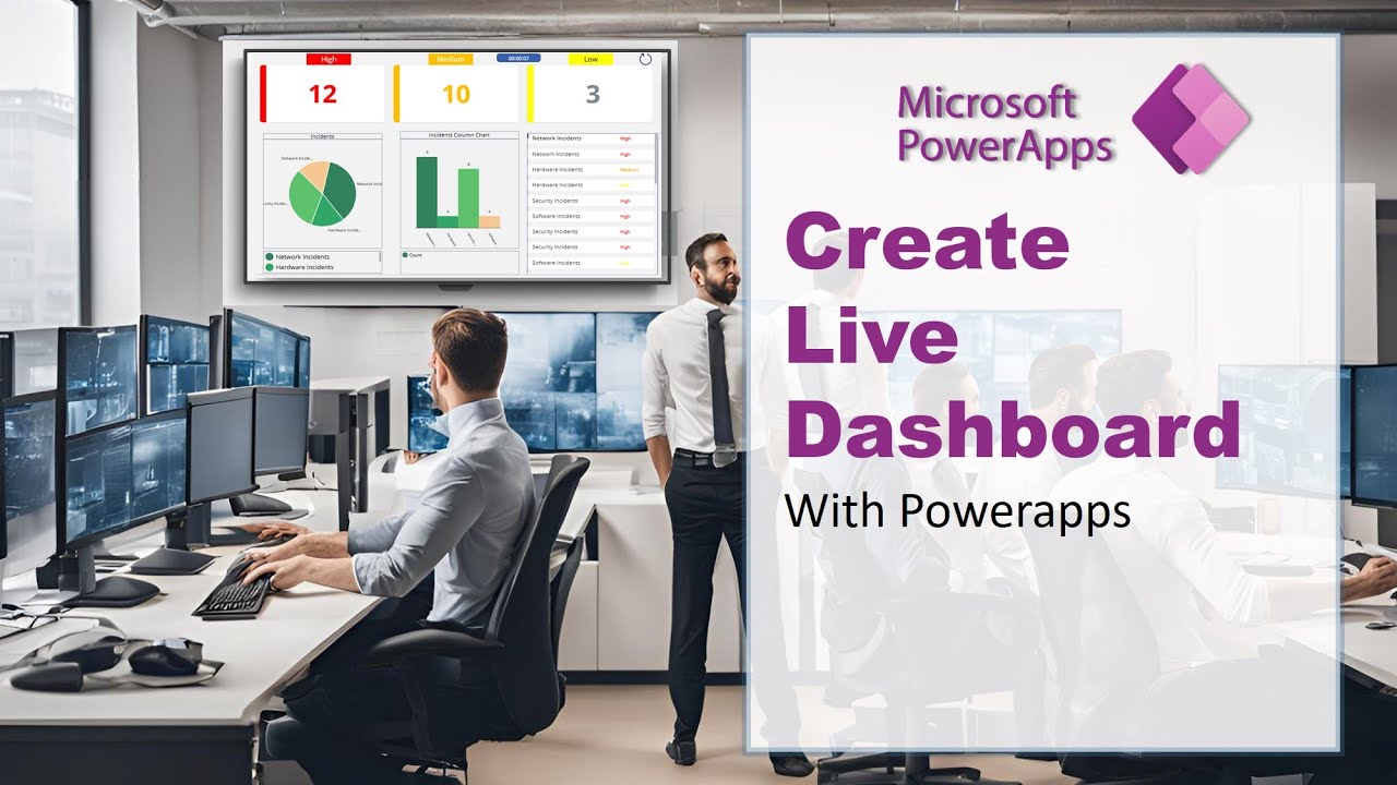 Help Desk Ticketing System with Live Dashboard - Powerapps