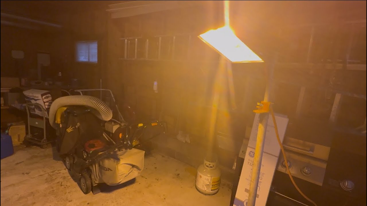 Homemade high pressure sodium mobile work light