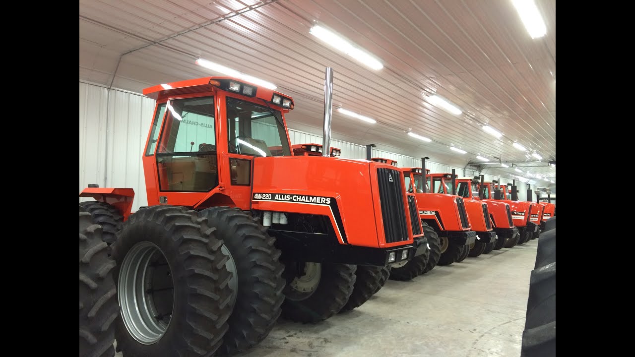 Amazing Allis Chalmers Tractor Collection on Wisconsin Online Auction