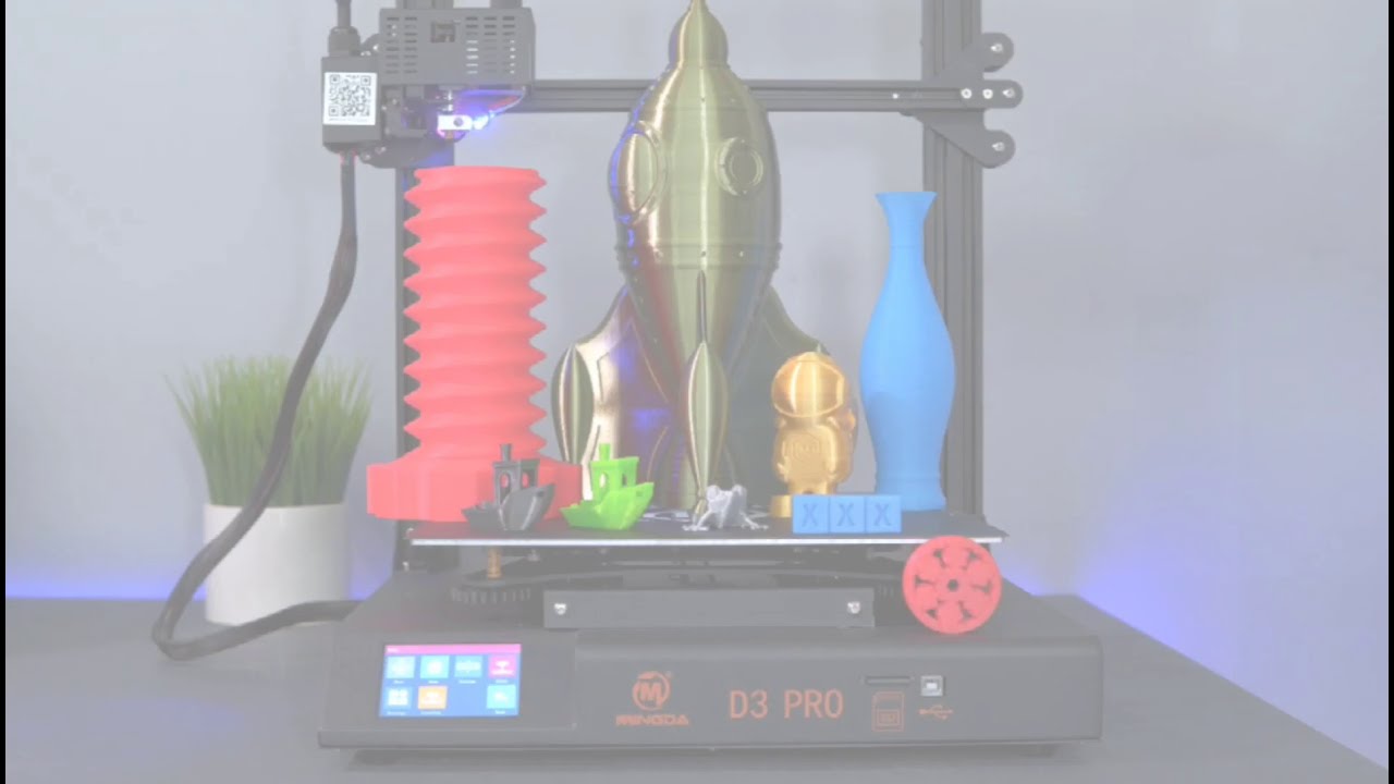 MINGDA D3 Pro 3d Printer Print Different Models