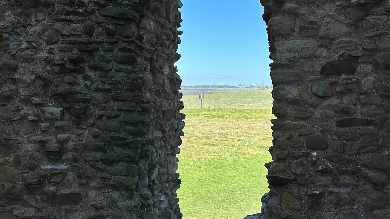 Exploring Flint, a town in Flintshire, Wales. 