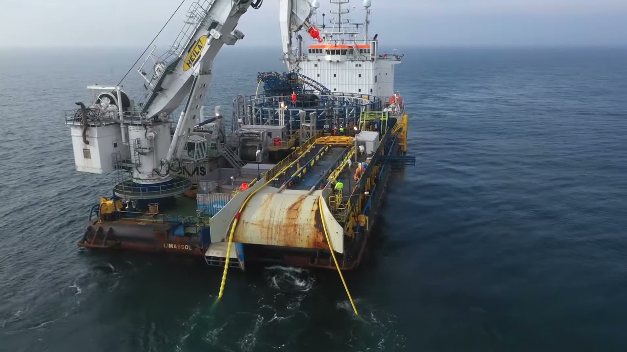 Hohe See  Albatros interarray cable installation